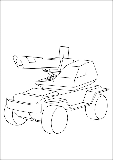 simple vehicle coloring pages for kids non editable coloring pages