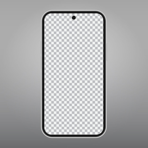 Vector single phone mockup design