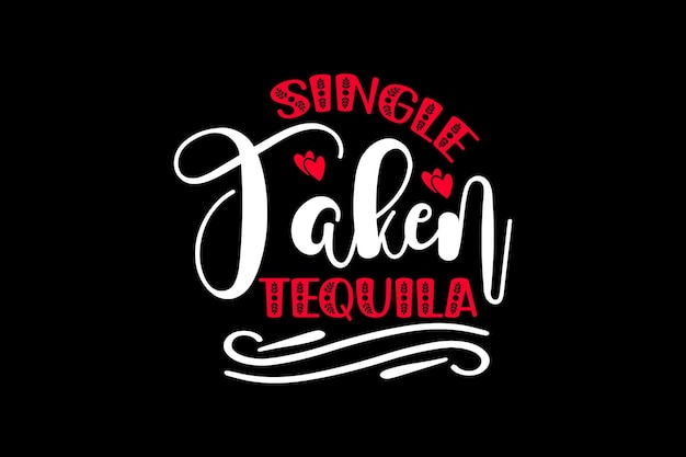 Single Taken Tequila Vector File