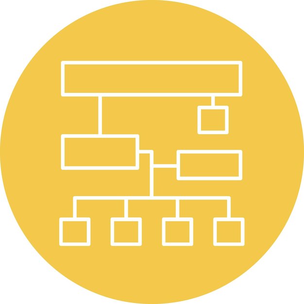 Sitemap Vector Illustration Style