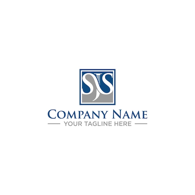 SJS Initial Logo Sign Design