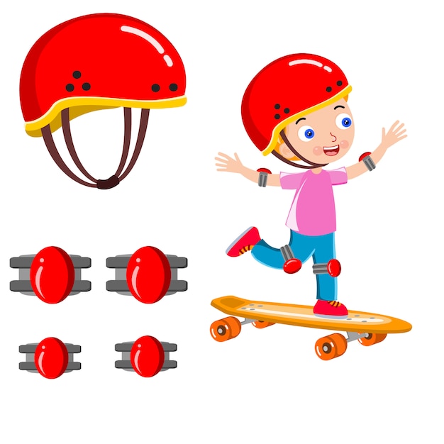 skateboard helmet skating children