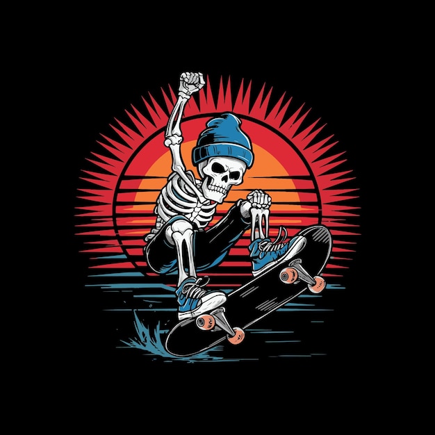 skateboard t shirt design