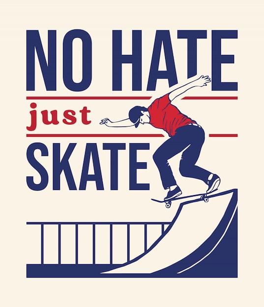 Skateboarder illustration