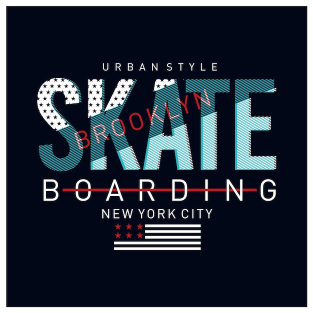 Skateboarding tshirt and apparel design