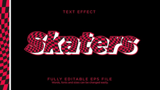 Skaters Logo Text Effect Font Type