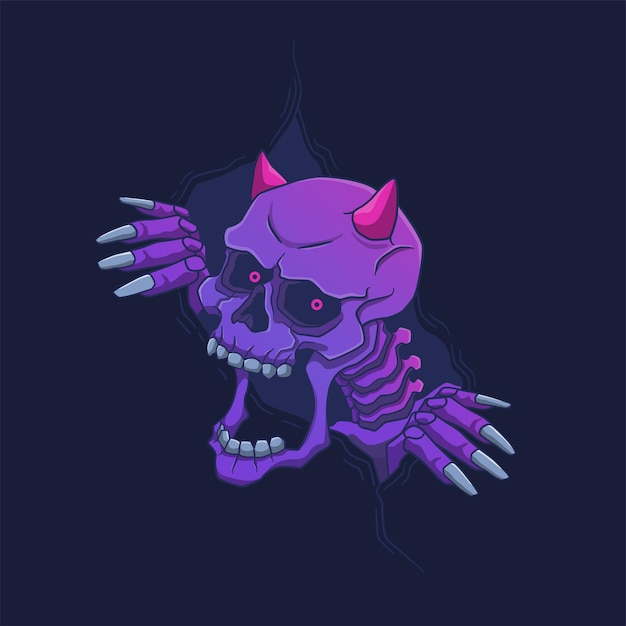 skeleton artwork illustration