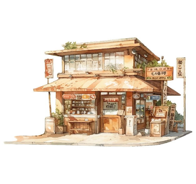 A sketch of a cafe called tsukiji.