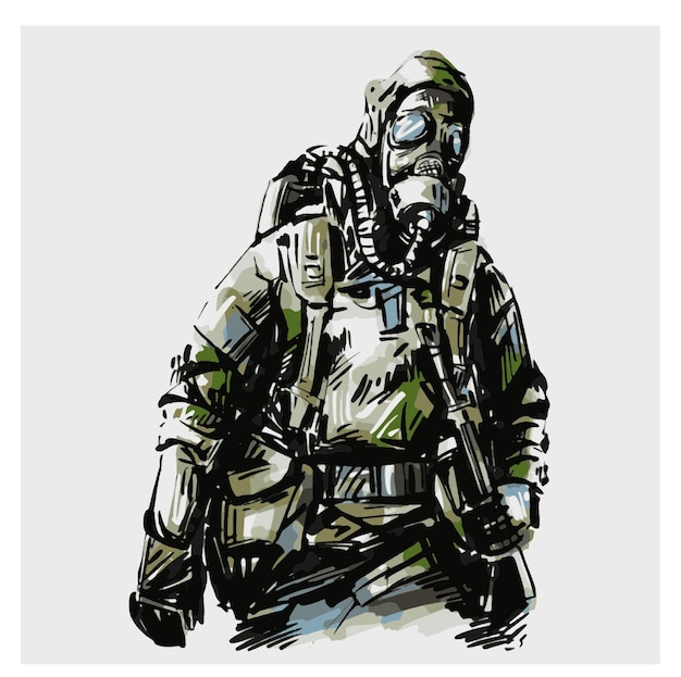 Sketch of the chemical warfare