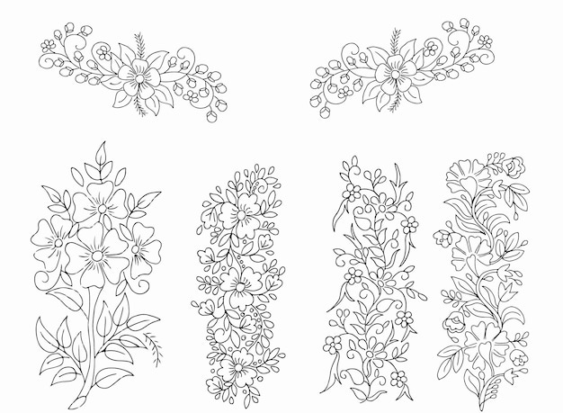 Sketch Flower illustration