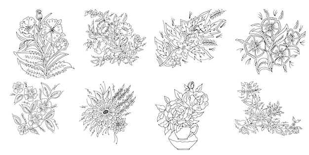 Sketch Flower illustration