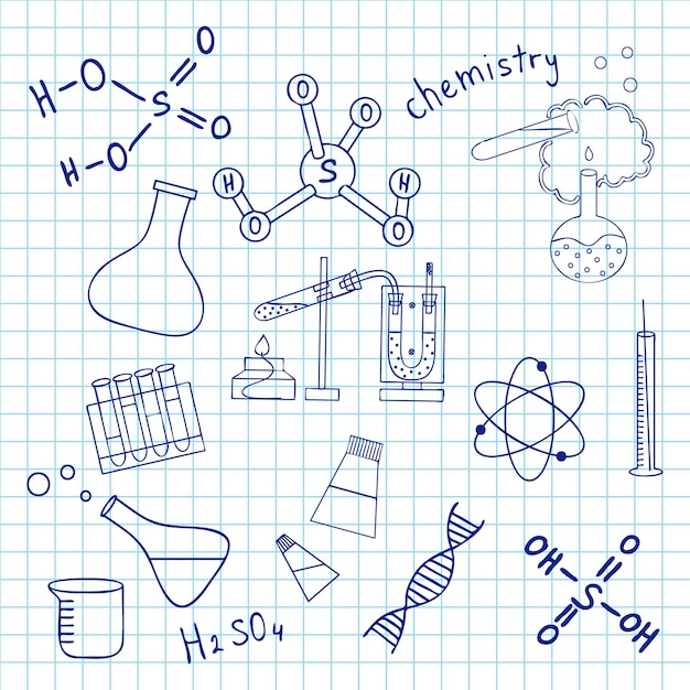 Sketch of science doddle elements