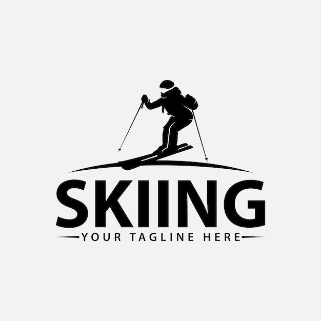 skiing logo