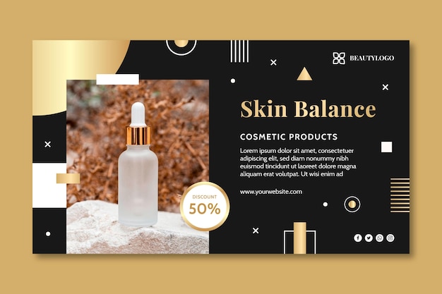 Skin balance banner template