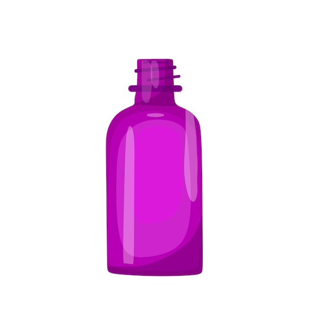 Skin care serum. Vector cartoon illustration.