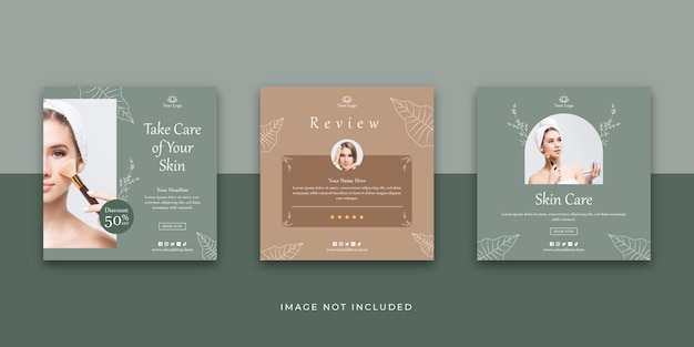 Skin Care Social Media Post Template