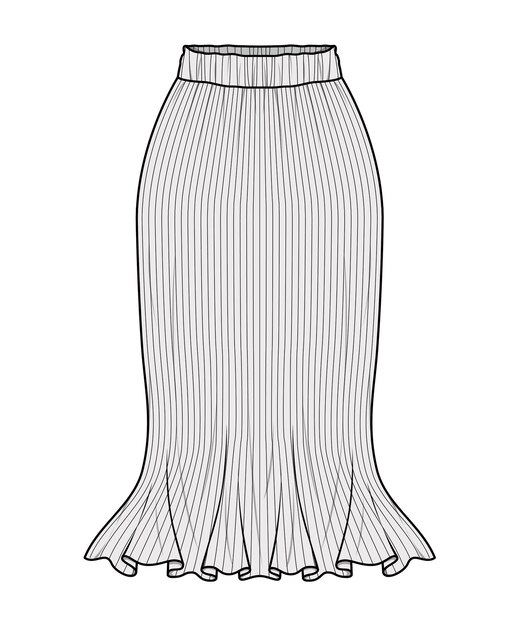 Vector skirt design 01