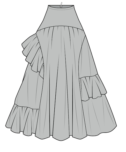 Vector skirt design 01