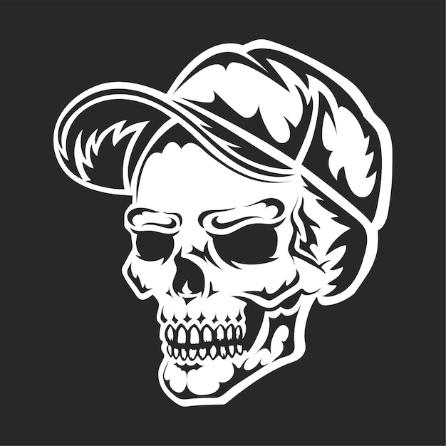 skull Black silhouette