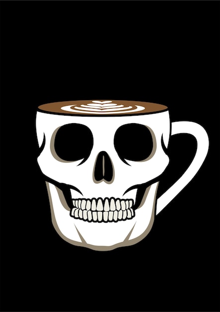 Skull Coffee illustration