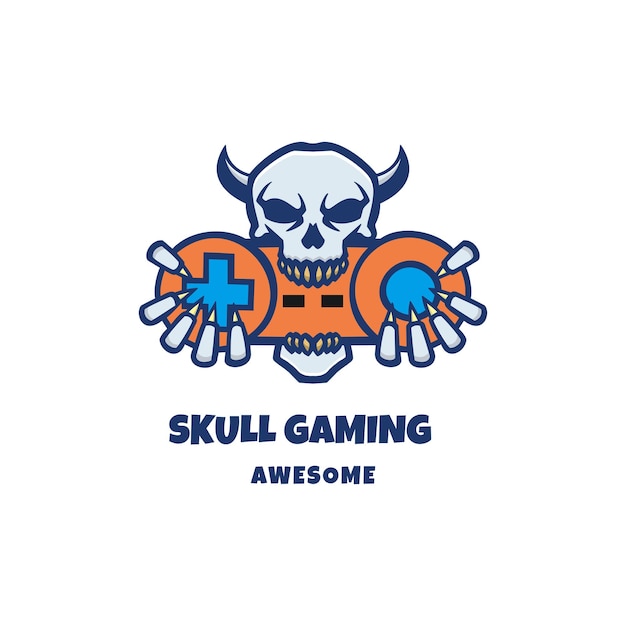 Skull gaming logo