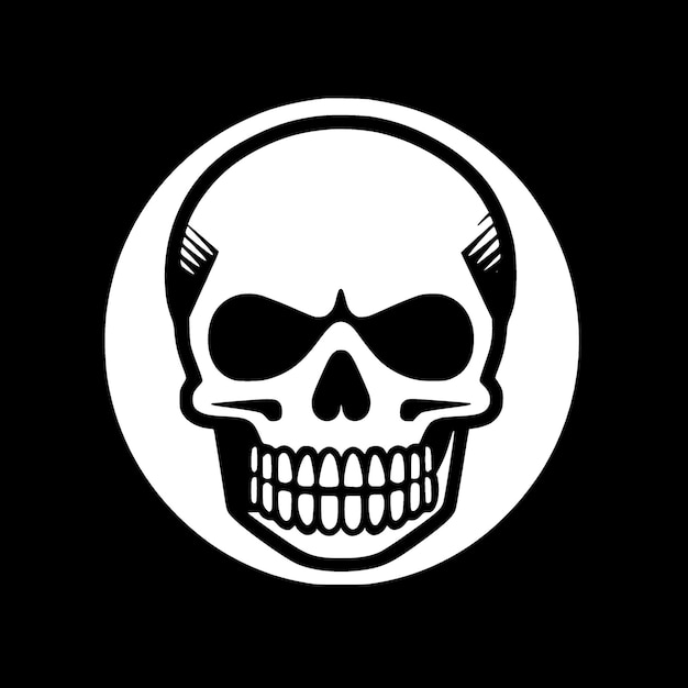 Skull High Quality Vector Logo Vector illustration ideal for Tshirt graphic