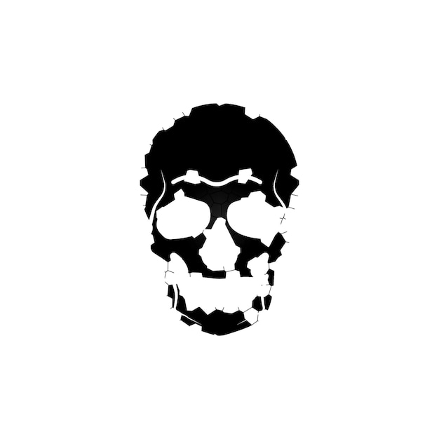 skull icon vector design templates