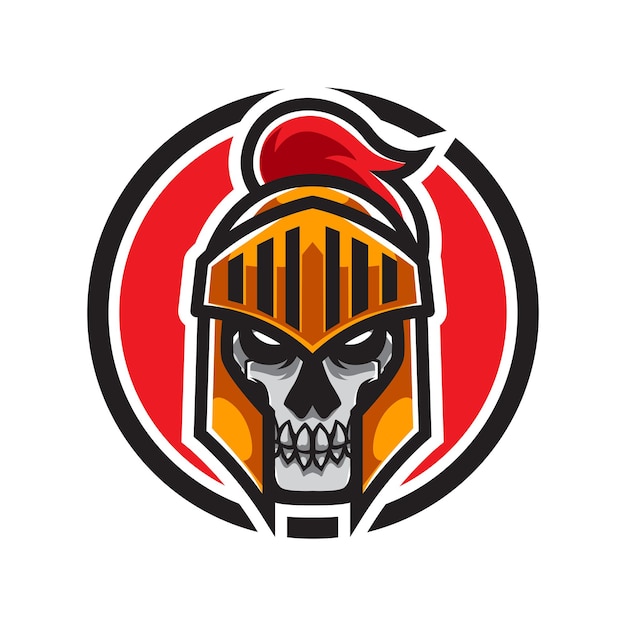 SKULL KNIGHT SPORT MASCOT LOGO