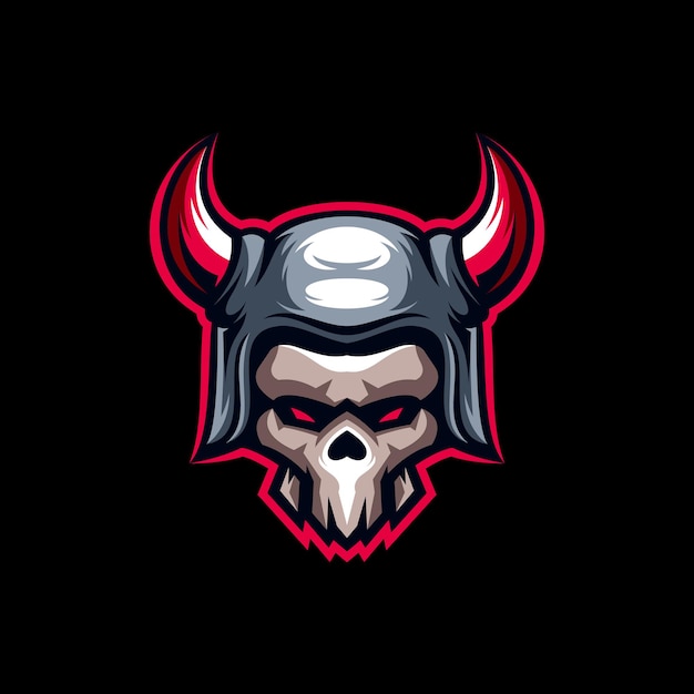 skull logo illustration