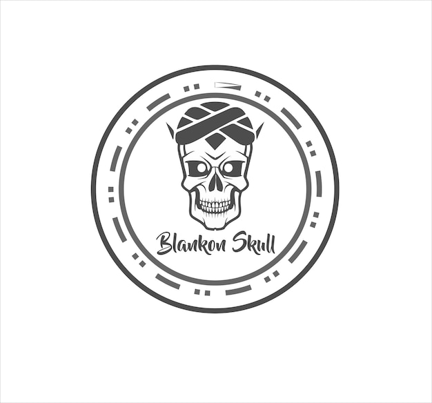 skull logo illustration