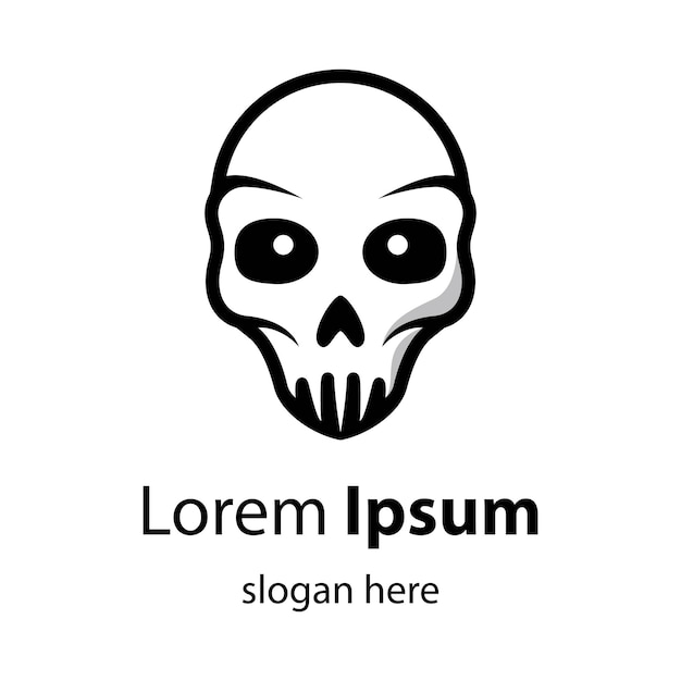 Skull logo images illustration