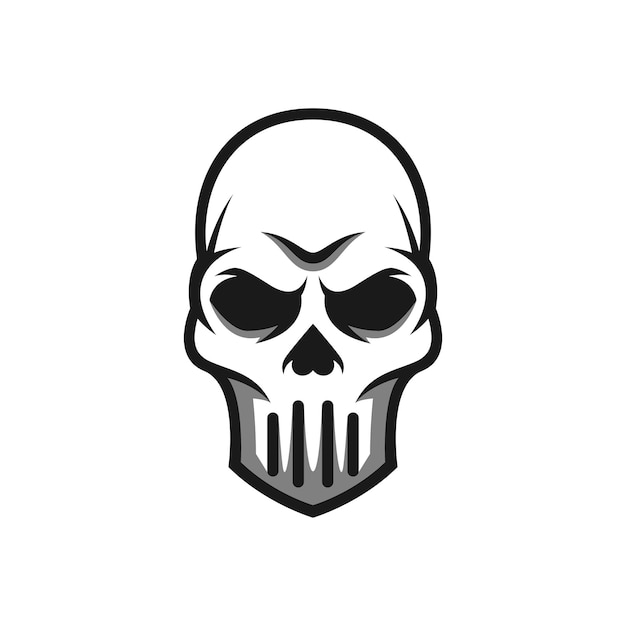 Skull Mascot Design Vector