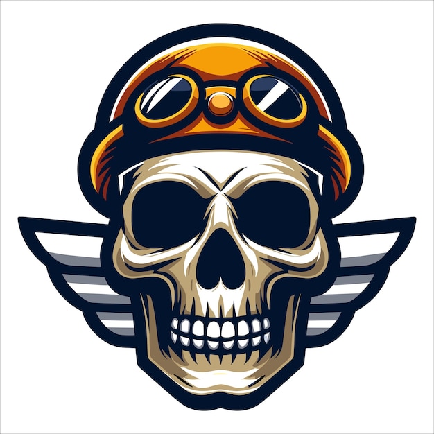 Skull mascot logo