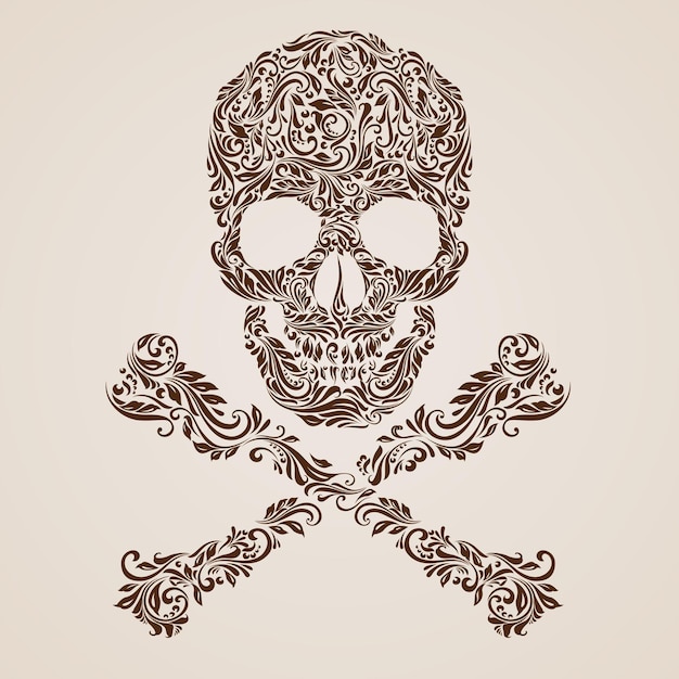 Skull pattern