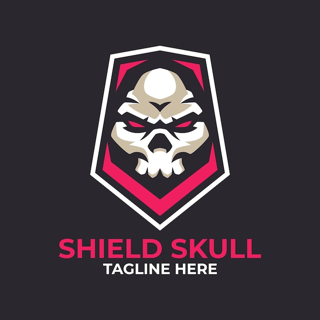 Skull Shield Logo Templates