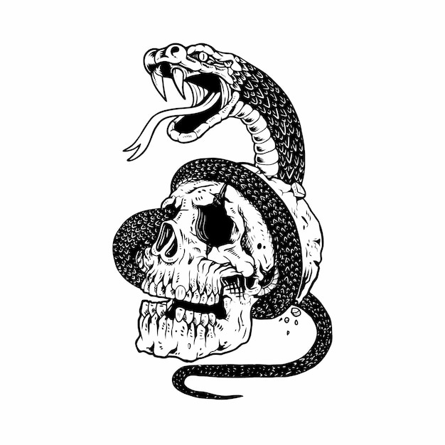 Skull & Snake