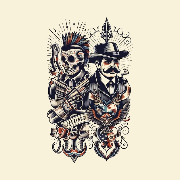 skull vector illustration