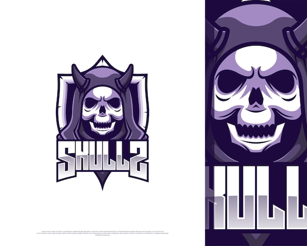 Skulls ESport Modern Logo Mascot