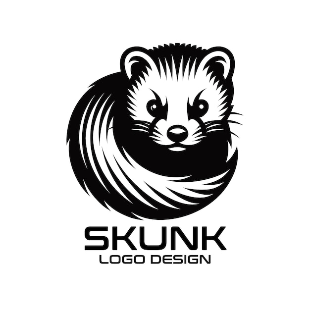 Skunk Vector Logo Design