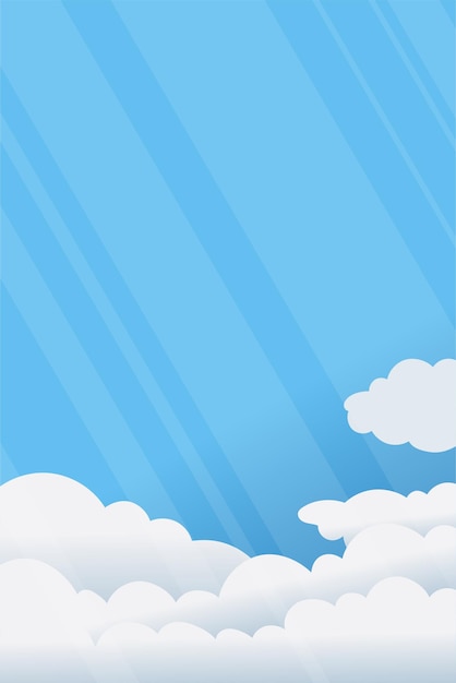 sky and cloud background blue background vector illustration cloud background