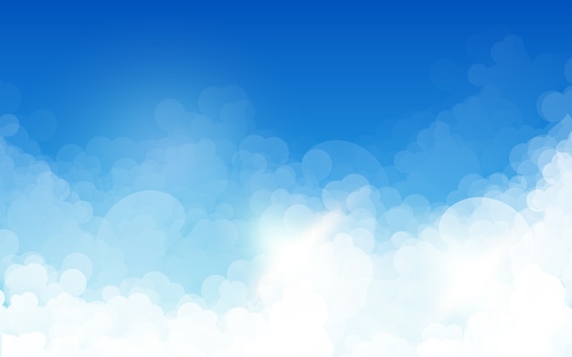 Sky and clouds abstract background