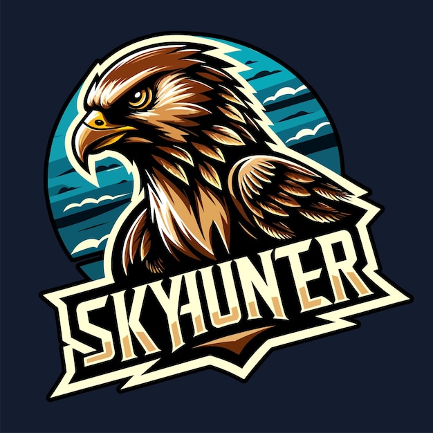 Sky Hunter Mascot Logo Design