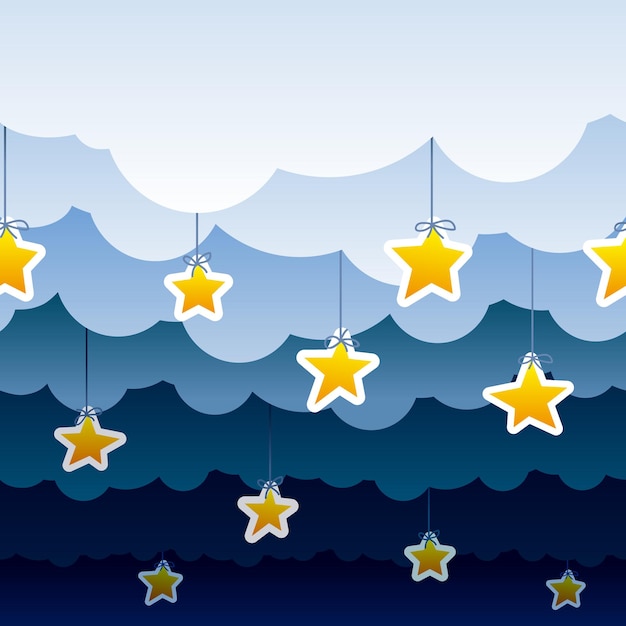 sky night background pattern illustration