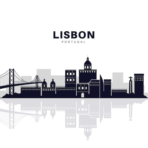 Skyline of lisbon