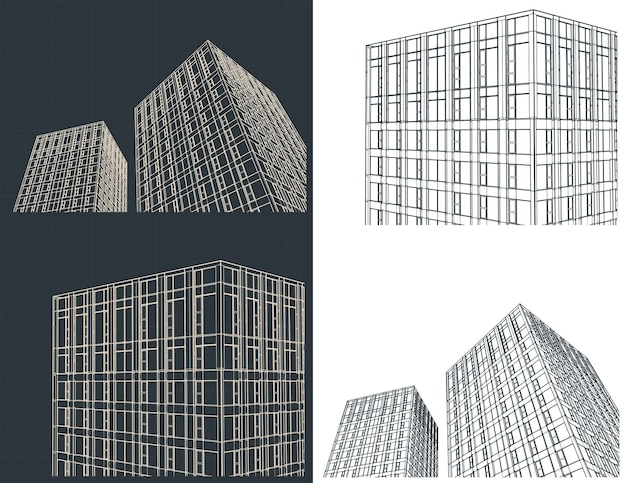 Skyscrapers drawings