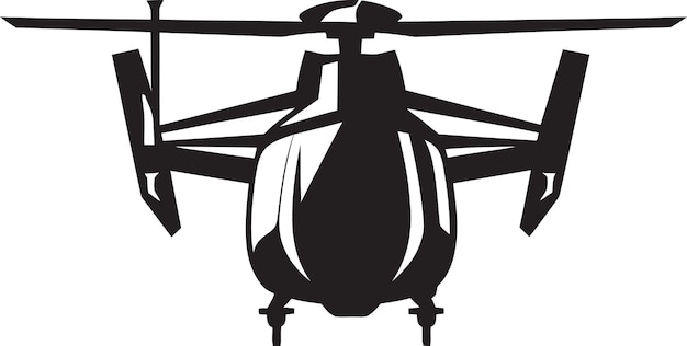 Skyward Beauty Helicopter Vector Artistry