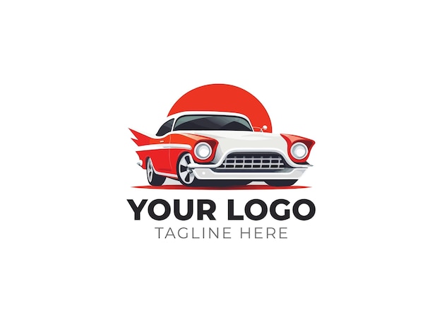 Sleek Car Automotive Logo Vector Design