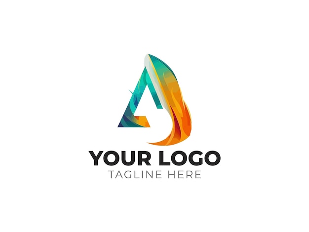 Sleek Letter A Logo Vector Design