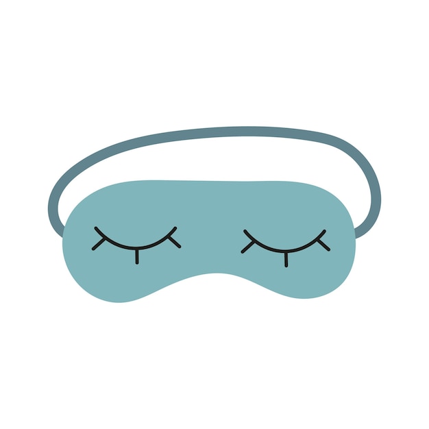 Sleep mask for eyes. Night accessory to sleep, travel and recreation. A symbol of pajama party