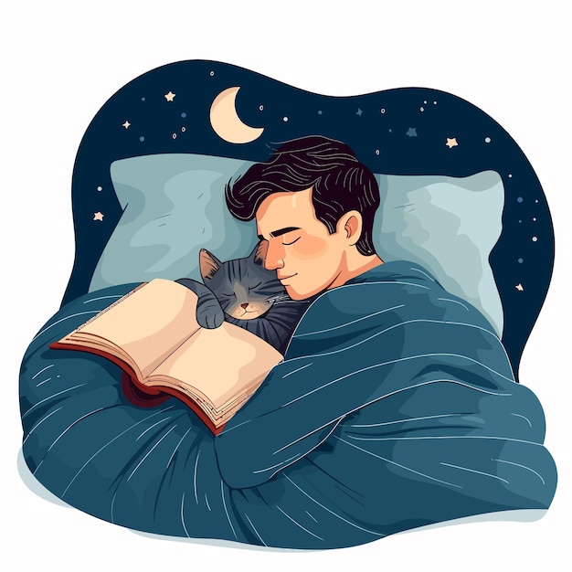 sleeping_at_night_with_cat